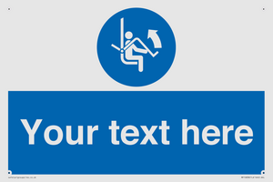 Custom Mandatory: Open safety bar of chairlift